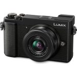 Panasonic DC-GX9K Lumix aparat bezlusterkowy + obiektyw H-FS12032 12-32mm, F3.5-5.6 (Live MOS 20.3MP, stabilizacja Dual I.S., funkcje 4K), czarny