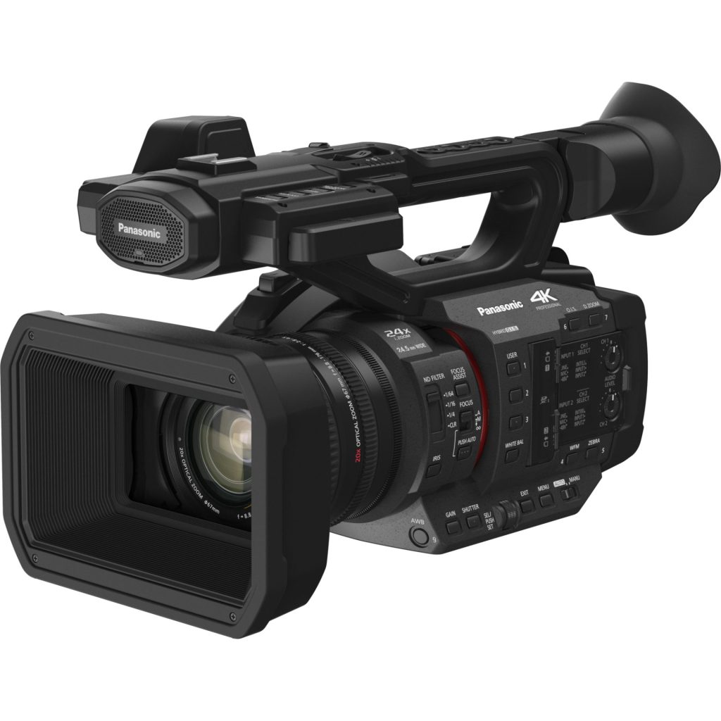 Wybór kamery wideo – na które parametry zwrócić uwagę? 7 Panasonic HC-X2 profesjonalna kamera 4K (obiektyw LEICA DICOMAR 4K, szeroki kąt 24 mm, zoom 20x, matryca 4K, 4K 24p, UHD 60p/50p, FHD 60p/50p)