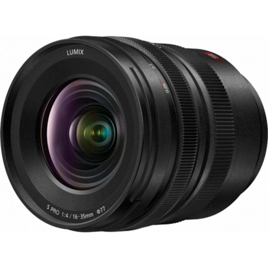 CASHBACK do 1680 PLN 31 Panasonic S-R1635 szerokokątny teleobiektyw z zoomem L-Mount (16–35mm, F4, filtr 77mm, pełna klatka FF, odporny na pył i zachlapanie), czarny