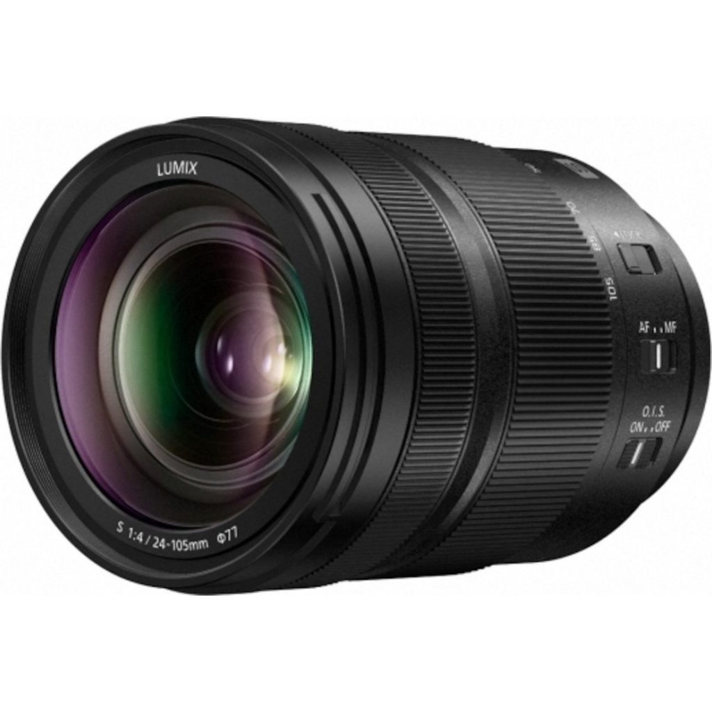 CASHBACK do 1680 PLN 33 Panasonic S-R24105 teleobiektyw z możliwością robienia zdjęć makro (24–105mm, F4 MACRO O.I.S., pełna klatka FF, L-Mount), czarny