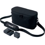 Panasonic VW-ACT380 Zestaw akcesoriów do kamer (torba, akumulator litowo jonowy VW-VBT380, ładowarka do akumulatora VW-BC10)