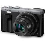 Panasonic DMC-TZ80 Lumix aparat kompaktowy z obiektywem LEICA DC VARIO-ELMAR 24mm (matryca MOS 18.1MP, zoom 30x, fukncje 4K, Post Focus), srebrny