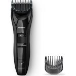 Panasonic ER-GC53 trymer męski (ostrze pod kątem 45 stopni,  19 ustawień długości regulowanych pokrętłem, obudowa nadaje się do mycia), czarny