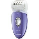 Panasonic ES-ED23 depilator z ruchomą głowicą (2 dyski z 48 pęsetami, 2 ustawienia szybkości, na mokro lub sucho, depilacja z pianą), fioletowy
