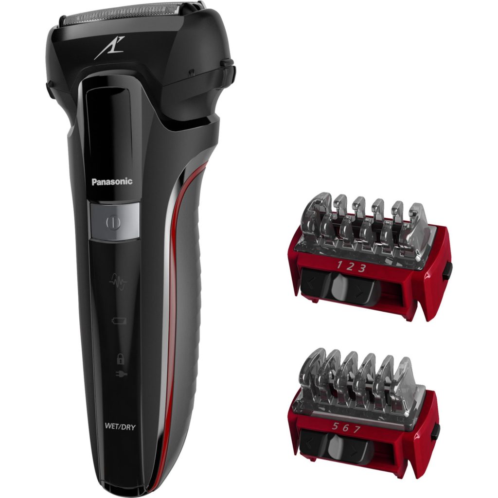 Black Weeks 2025 22 Panasonic ES-LL41 hybrydowa golarka z silnikiem o dużej mocy (przycinanie, konturowanie i golenie, 7 długości, silnik liniowy 13000 cykli/min), czarna