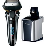 Panasonic ES-LV9Q golarka premium z 5 ostrzami (głowica Multi-Flex 5D, silnik liniowy 14000cykli/min, Japanese Blade Tech, czujnik zarostu), srebrna