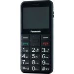 Panasonic KX-TU150 telefon komórkowy dla seniora (połączenia priorytetowe, czytelny ekran 2.4", duże przyciski, jasna latarka LED), czarny