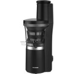 Panasonic MJ-L700 inteligentna sokowirówka wolnoobrotowa (duży wlot 75mm, śruba ze stali nierdzewnej, nakładka do produktów mrożonych), czarna
