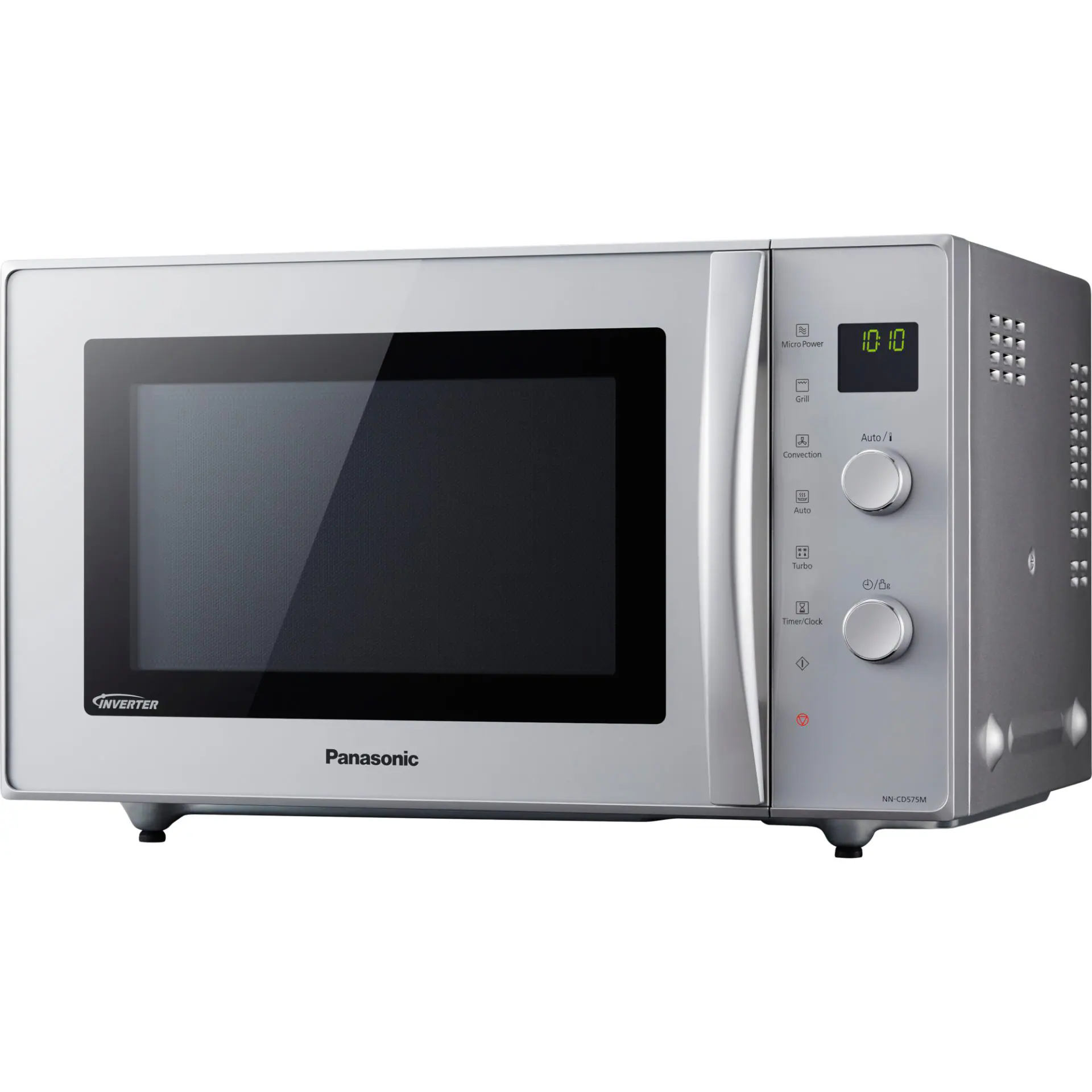 Panasonic NN-CD575 kompaktowa kuchenka wielofunkcyjna Slim-Line  (technologia inwerterowa, 27l, 1000W, grill kwarcowy 1300W, 11 programów),  srebrna » Oficjalny Sklep Panasonic