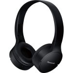 Panasonic RB-HF420 bezprzewodowe nauszne słuchawki Bluetooth w stylu ulicznym (potężny bas z systemem XBS, 50h odtwarzania, szybkie ładowanie), czarne