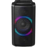 Panasonic SC-TMAX5 Bezprzewodowy głośnik imprezowy (150W, głośnik niskotonowy 16cm, Port Bass Reflex, aplikacja MAX Juke, Ładowarka Qi), czarny