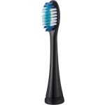 Panasonic WEW0917 końcówki z bardzo drobnym włosiem (3 rodzaje włosia, podłużna główka, do szczoteczek: EW-DP52, EW-DL83, EW-DC12), czarne, 2szt.