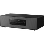 Panasonic SC-DM502 kompaktowy system stereo Premium (CD, USB, Bluetooth, wejście optyczne, DAB+, FM, AUX, otwór aerodynamiczny), czarny