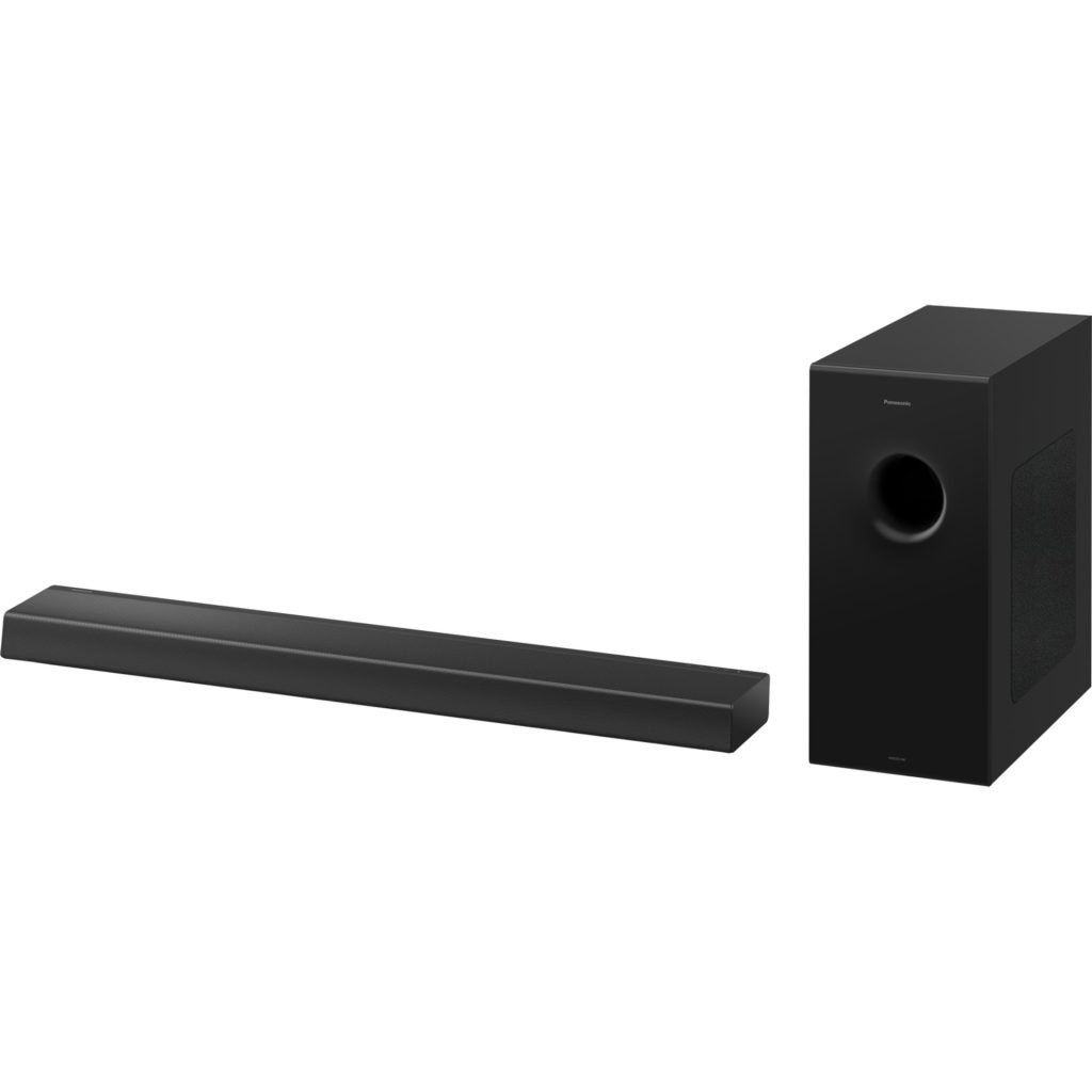 Jaki soundbar wybrać do telewizora? 4 Panasonic SC-HTB600 Bezprzewodowy głośnik typu soundbar Dolby Atmos (360W, Bluetooth, HDMI, eARC, wejście optyczne, bezprzewodowy subwoofer), czarny