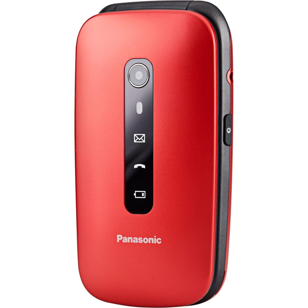 Panasonic KX-TU550EXR Panasonic KX-TU550 telefon dla seniora z klapką (4G VoLTE Clear Call, duży ekran 2,8", aparat 1,2 MP, połączenia SOS, tryb głośnomówiący), czerwony 11 Panasonic KX-TU550EXR KX TU550EXR 001