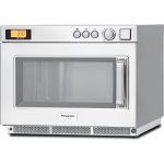 Panasonic NE-1843 profesjonalna kompaktowa kuchenka mikrofalowa 1600W (przestrzeń grzejna 18l, 2 magnetrony, możliwość układania jedna na drugiej)
