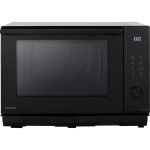 Panasonic NN-DS59 parowa kuchenka wielofunkcyjna 4w1 (technologia inwerterowa, 27l, para 1100W, grill 1350W, funkcja piekarnika), czarno-srebrna