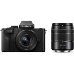 Panasonic DC-G100DW Lumix aparat dla vlogerów + obiektywy H-FS12032 12-32mm, F3.5-5.6 i H-FS45150 45-100 mm, F4.0-5.6 (4K/30p i FHD/60p, USB typu C)