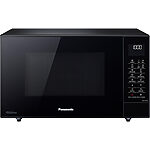 Panasonic NN-CT56JB inwertorowa kuchenka wielofunkcyjna Slim-Line (1000W, 27l, 6 poziomów mocy, grill 1300W, 23 programy automatyczne), czarna