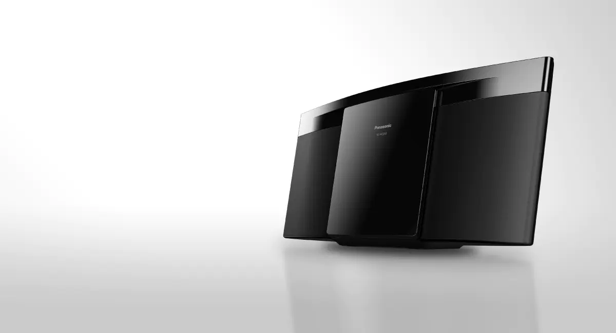 Panasonic SC-HC200 kompaktowa mikrowieża Hi-Fi (20W, dwukanałowy