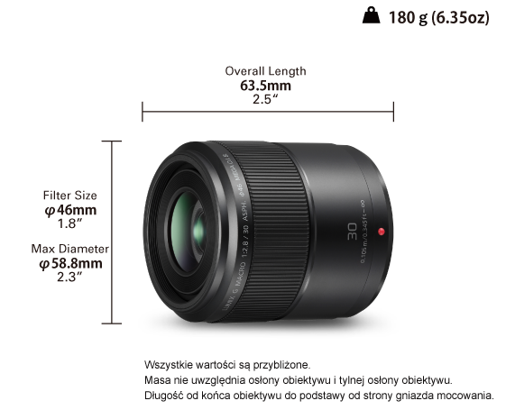 LUMIX マクロレンズ 30mm H-HS030 Amazon | パナソニック(Panasonic