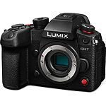 Panasonic DC-GH7 Lumix hybrydowy aparat bezlusterkowy (CMOS BSI 25,2MP, ProRes RAW HQ, fazowy hybrydowy AF, Lumix LAB, Dynamic Range Boost), czarny