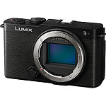 Panasonic DC-S9 Lumix kompaktowy pełnoklatkowy aparat bezlusterkowy (24.2MP, elastyczne kadrowanie, LUMIX Lab, fazowy hybrydowy AF), czarny