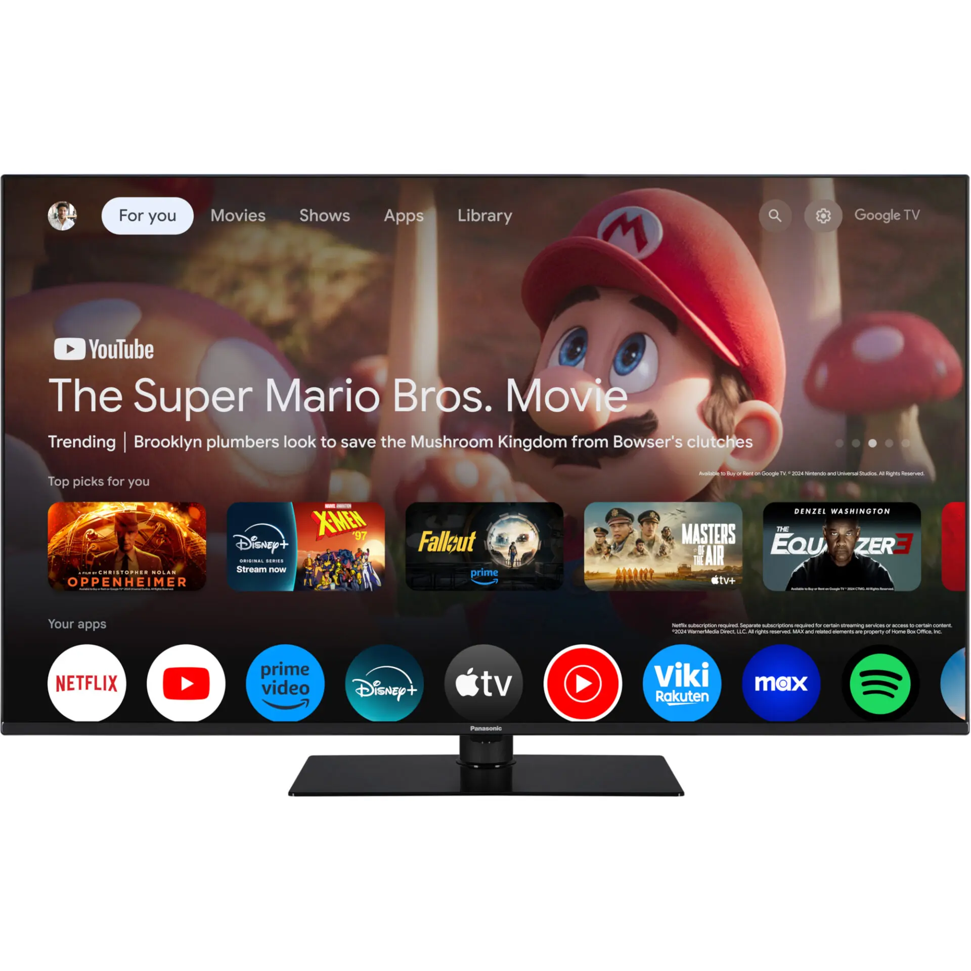 Panasonic TN-50W70A telewizor LED 4K Ultra HD Google TV 50