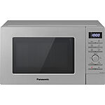Panasonic NN-S29KSM kuchenka mikrofalowa ze stali nierdzewnej (20l, 800W, 5 poziomów mocy, 9 programów, sterowanie przyciskiem i pokrętłem), srebrna