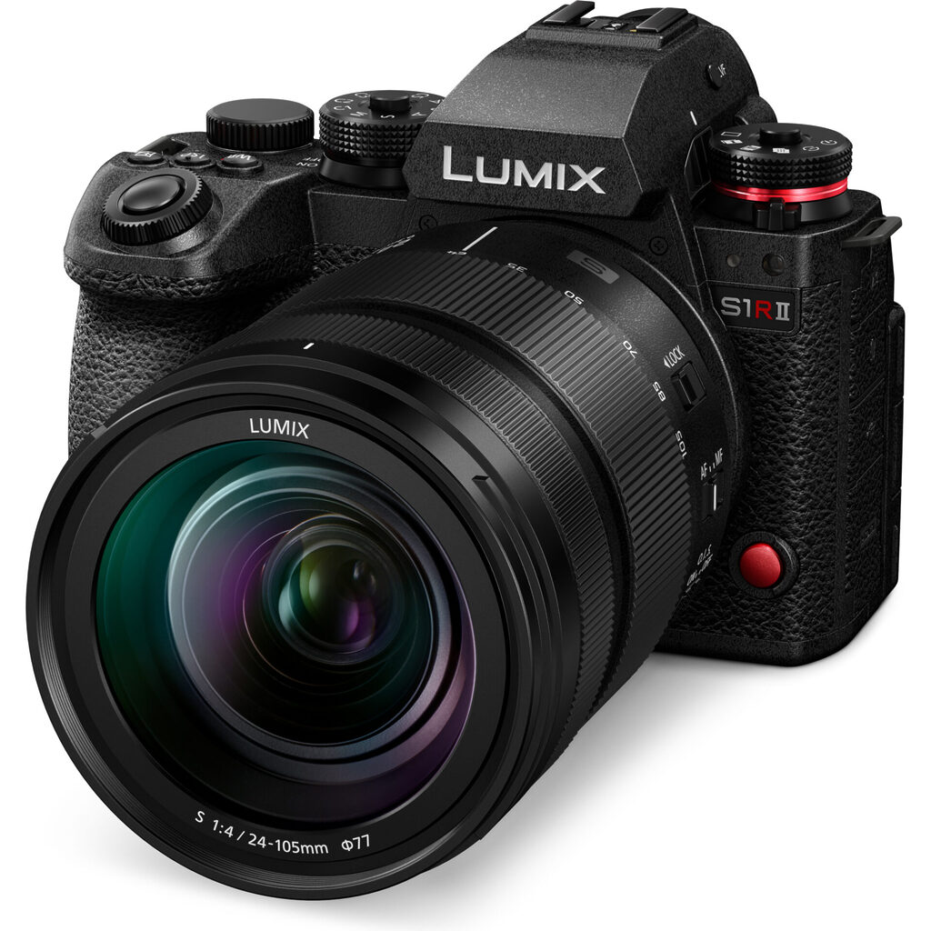 PROMOCJA NA WYBRANE MODELE MARKI LUMIX 6 Panasonic DC-S1RM2M Lumix pełnoklatkowy aparat bezlusterkowy DC-S1RII + obiektyw S-R24105 24–105mm, F4, MACRO O.I.S. (CMOS 44.3MP, wideo 8,1K/8K)