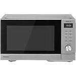 Panasonic NN-GD39QS inwerterowa kuchenka mikrofalowa z grillem i naczyniem Steam+ Pot (29l, 1000W, 18 programów automatycznych, Auto Clean), srebrna