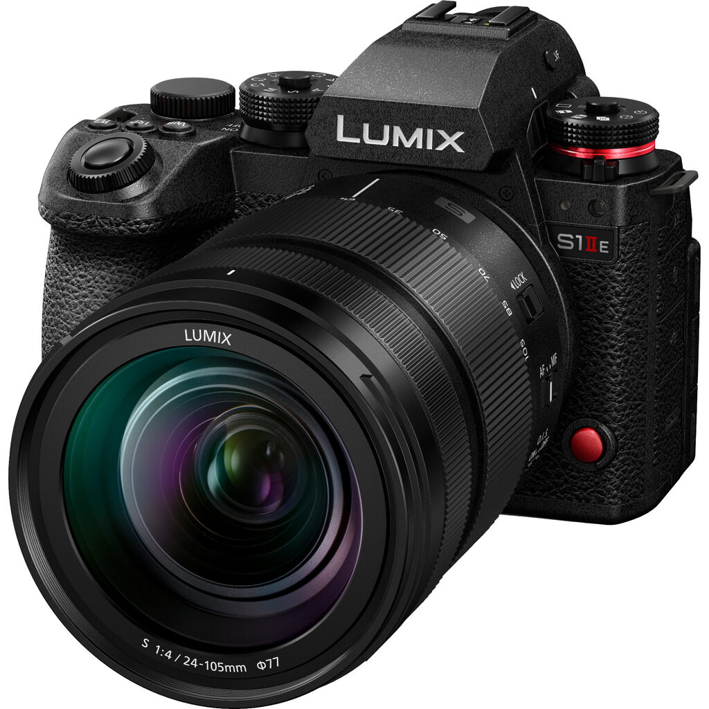 PROMOCJA NA WYBRANE MODELE MARKI LUMIX 5 Panasonic DC-S1M2ESM Lumix pełnoklatkowy aparat bezlusterkowy DC-S1M2ESM + obiektyw S- R24105 (CMOS 24.2MP, open gate 6K 30p, fazowy hybrydowy AF)