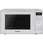 Panasonic NN-ST23RM kompaktowa kuchenka mikrofalowa (800W, 5 poziomów mocy, obrotowy talerz o średnicy 255mm, sterowanie pokrętłem), srebrna