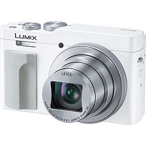 Panasonic DC-TZ99E Lumix kompaktowy aparat podróżny z 30-krotnym zoomem (MOS 20.3MP, ultraszerokokątny obiektyw 24mm, wideo 4K, zdjęcia 4K), biały