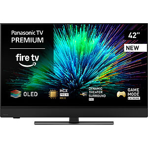 Panasonic TV-42Z90BE6 telewizor OLED 4K HDR z innowacyjnym systemem Premium Fire TV 42" (DVB-T2/HEVC, Master OLED Pro, HCX Pro AI MK II, Dolby Atmos)