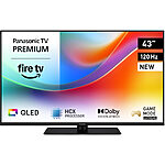 Panasonic TV-43W85B telewizor 4K QLED z innowacyjnym systemem Premium Fire TV 43" (DVB-T2/HEVC, procesor HCX, Dolby Vision, Surround Sound Pro)