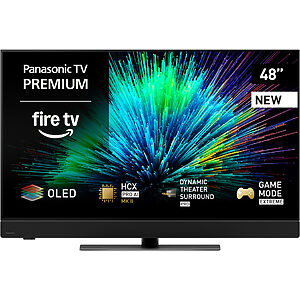 Panasonic TV-48Z90BE6 telewizor OLED 4K HDR z innowacyjnym systemem Premium Fire TV 48" (DVB-T2/HEVC, Master OLED Pro, HCX Pro AI MK II, Dolby Atmos)