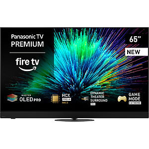 Panasonic TV-65Z90BE6 telewizor OLED 4K HDR z innowacyjnym systemem Premium Fire TV 65" (DVB-T2/HEVC, Master OLED Pro, HCX Pro AI MK II, Dolby Atmos)