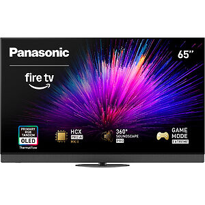 Panasonic TV-65Z95B telewizor OLED 4K HDR - innowacyjny system Premium Fire TV 65" (DVB-T2/HEVC, Primary RGB Tandem OLED ThermalFlow, HCX Pro AI MKII)