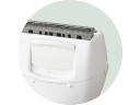 Panasonic ES-EY70AG503 Panasonic ES-EY70A depilator z 5 końcówkami (podwójne dyski, elastyczna szeroka głowica, głowica goląca, wysuwany trymer, pielęgnacja stóp), zielony 14 Panasonic ES-EY70AG503 ast 1992329.png.pub .thumb .96.128