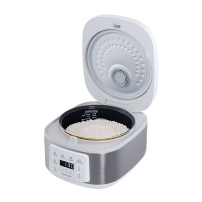 Panasonic SR-DA152WXE Panasonic SR-DA152W ryżowar, parowar 1,5l (4 programy, automatyczna regulacja temperatury, utrzymywanie ciepła, timer, technologia FuzzyLogic), biały 26 Panasonic SR-DA152WXE 1 2