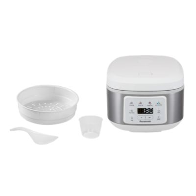 Panasonic SR-DA152WXE Panasonic SR-DA152W ryżowar, parowar 1,5l (4 programy, automatyczna regulacja temperatury, utrzymywanie ciepła, timer, technologia FuzzyLogic), biały 27 Panasonic SR-DA152WXE 1 3