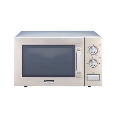 Panasonic NE-1027EBG Panasonic NE-1027EBG profesjonalna kompaktowa kuchenka mikrofalowa (moc wyjściowa 100-1000W, pokrętło czasowe z gałką, przestrzeń grzejna 22l) 10 Panasonic NE-1027EBG 1027 gallery 1