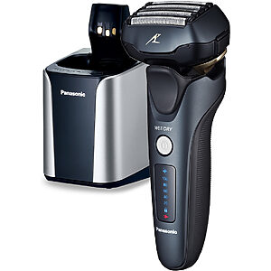 [OUTLET] Panasonic ES-LV97 5-ostrzowa golarka elektryczna (silnik liniowy, głowica Multi-Flex 16D, czujnik zarostu, stacja czyszcząca i ładująca)