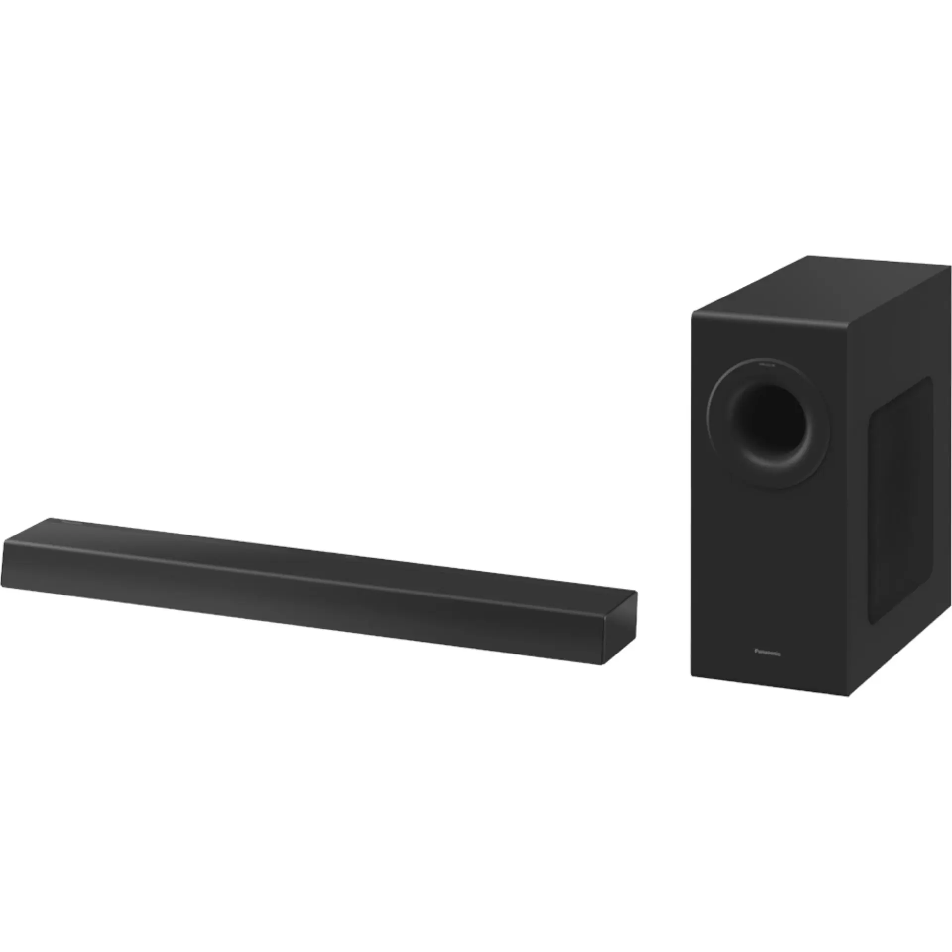 Panasonic SC-HTB490EG smukły soundbar z potężnym basem (320W, bezprzewodowy Subwoofer, HDMI, Bluetooth, Porty Bass Reflex, 5 trybów dźwięku)