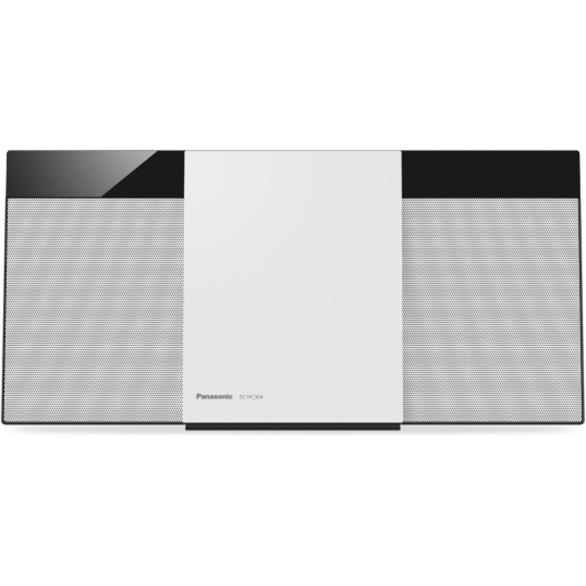Panasonic SC-HC304 kompaktowa mikrowieża Hi-Fi (Bluetooth, CD, USB, dwukanałowy wzmacniacz cyfrowy, AUX-IN Auto Play), biała