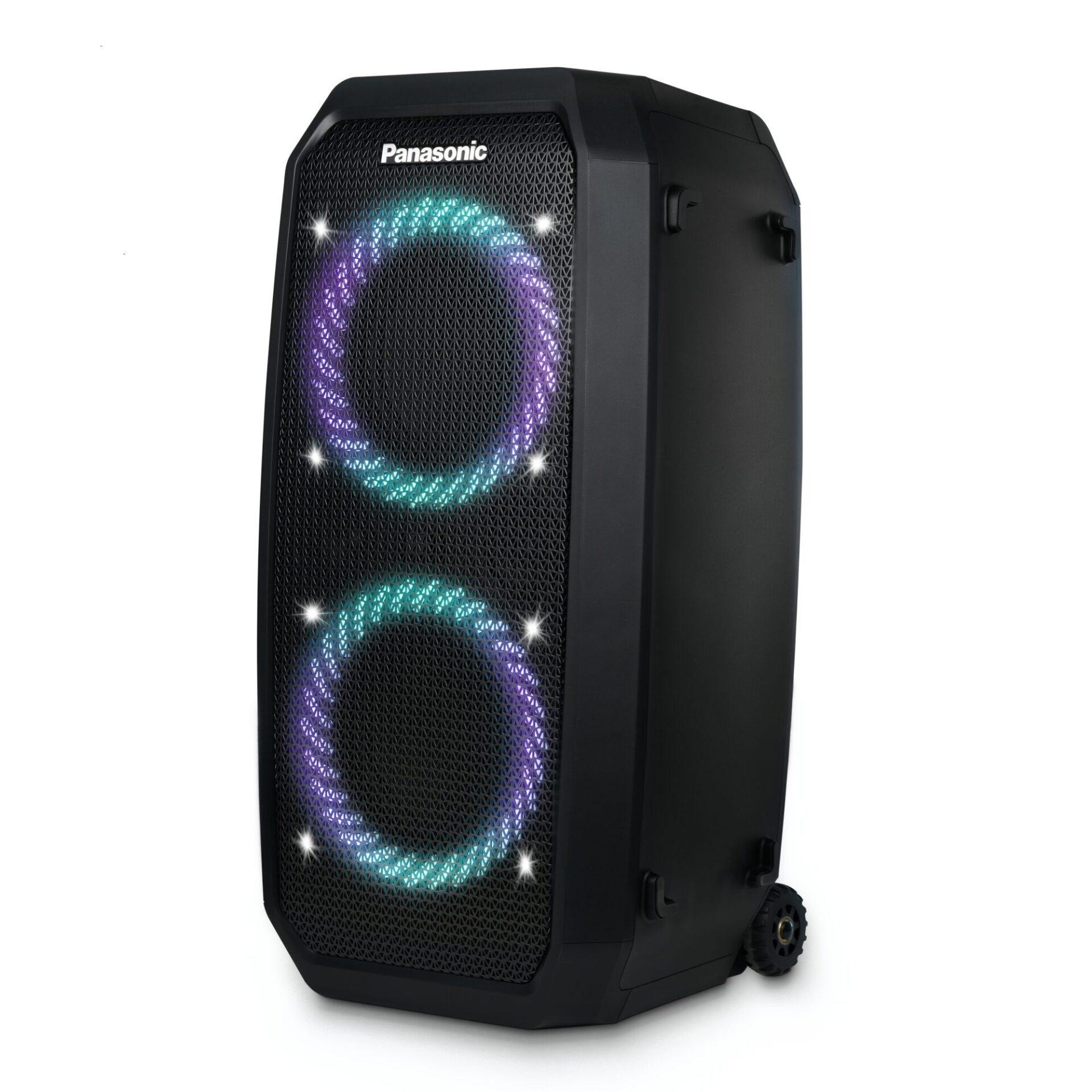 Panasonic SC-BMAX30 przenośny głośnik imprezowy (do 14 godzin pracy na akumulatorze, przenośny zasilacz -320 W RMS, wejście AUX), czarny