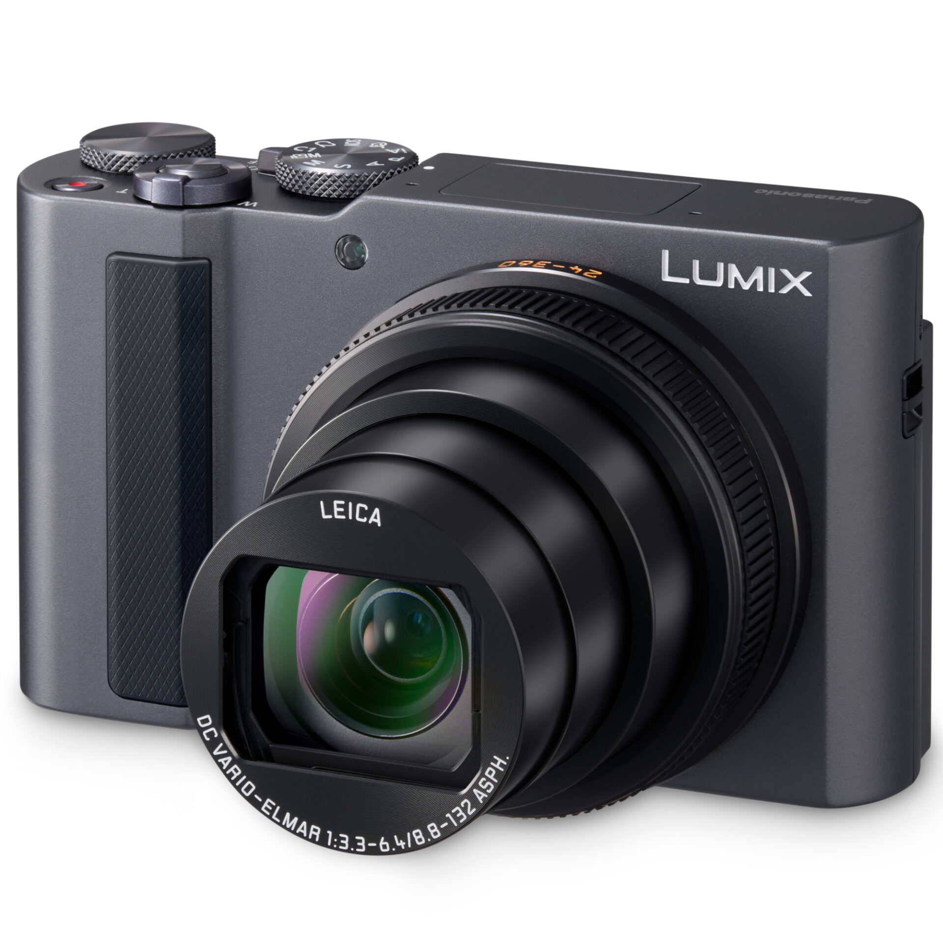 Panasonic DC-TZ300 Lumix kompaktowy aparat cyfrowy (CMOS 20.1MP, przybliżenie optyczne 15x, wideo 4K, seria zdjęć 30 kl/s z funkcją 4K Photo), srebrny