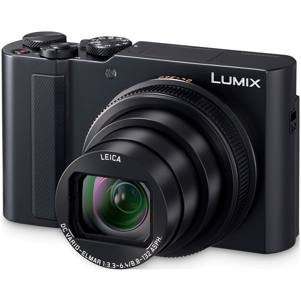 CASHBACK do 1680 PLN 14 Panasonic DC-TZ300 Lumix kompaktowy aparat cyfrowy (CMOS 20.1MP, przybliżenie optyczne 15x, wideo 4K, seria zdjęć 30 kl/s z funkcją 4K Photo), czarny