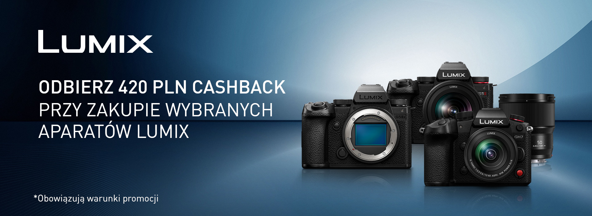 LUMIX Wiosenna Promocja Cashback 1 PL LUMIX CASHBACK DEALER 1920x700 1